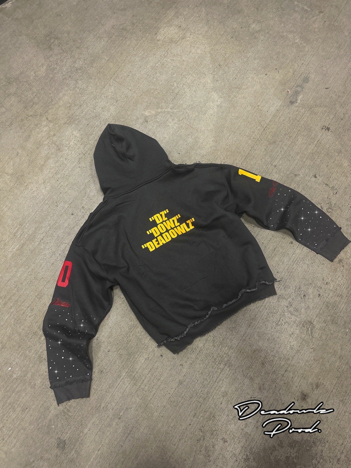 DOWZ UNIV ZIP UP “GREY/MUSTARD”