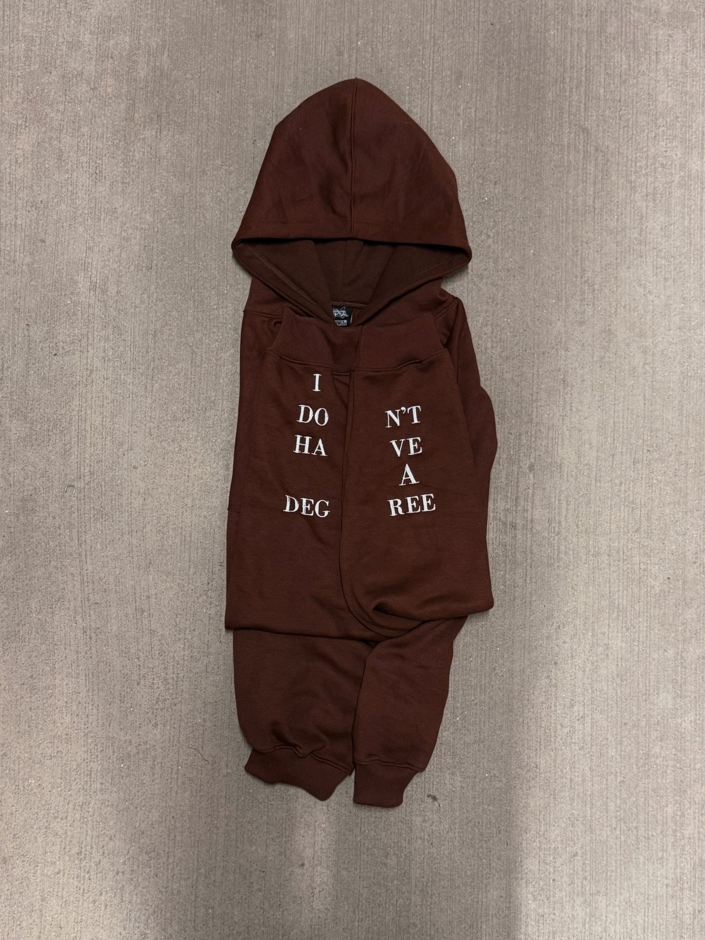 DOWZ UNIV HOODY "ESPRESSO"