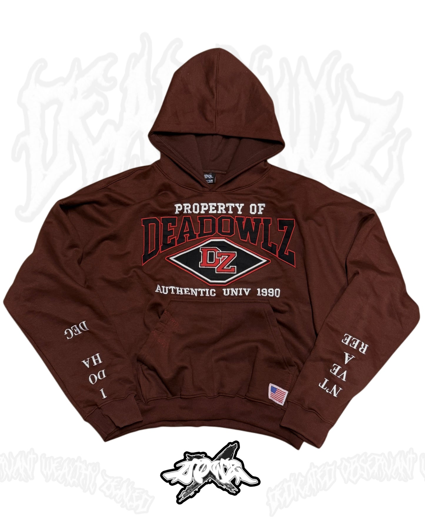 DOWZ UNIV HOODY "ESPRESSO"