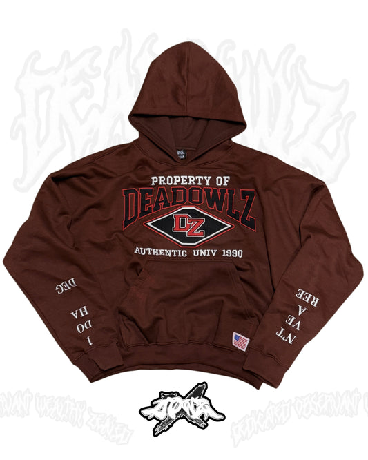 DOWZ UNIV HOODY "ESPRESSO"