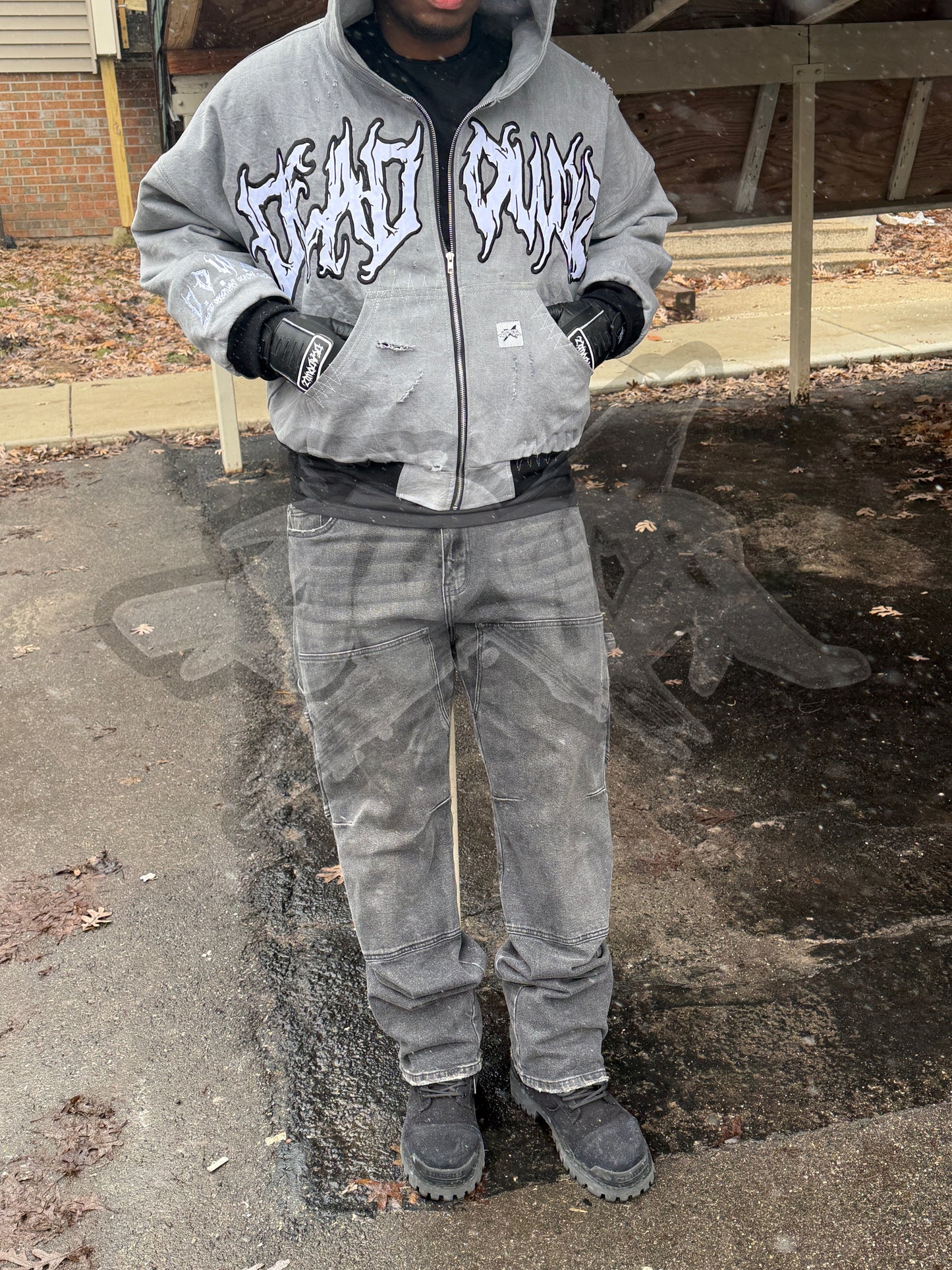 DEADOWLZ WORKER JACKET “SHADOW GREY”