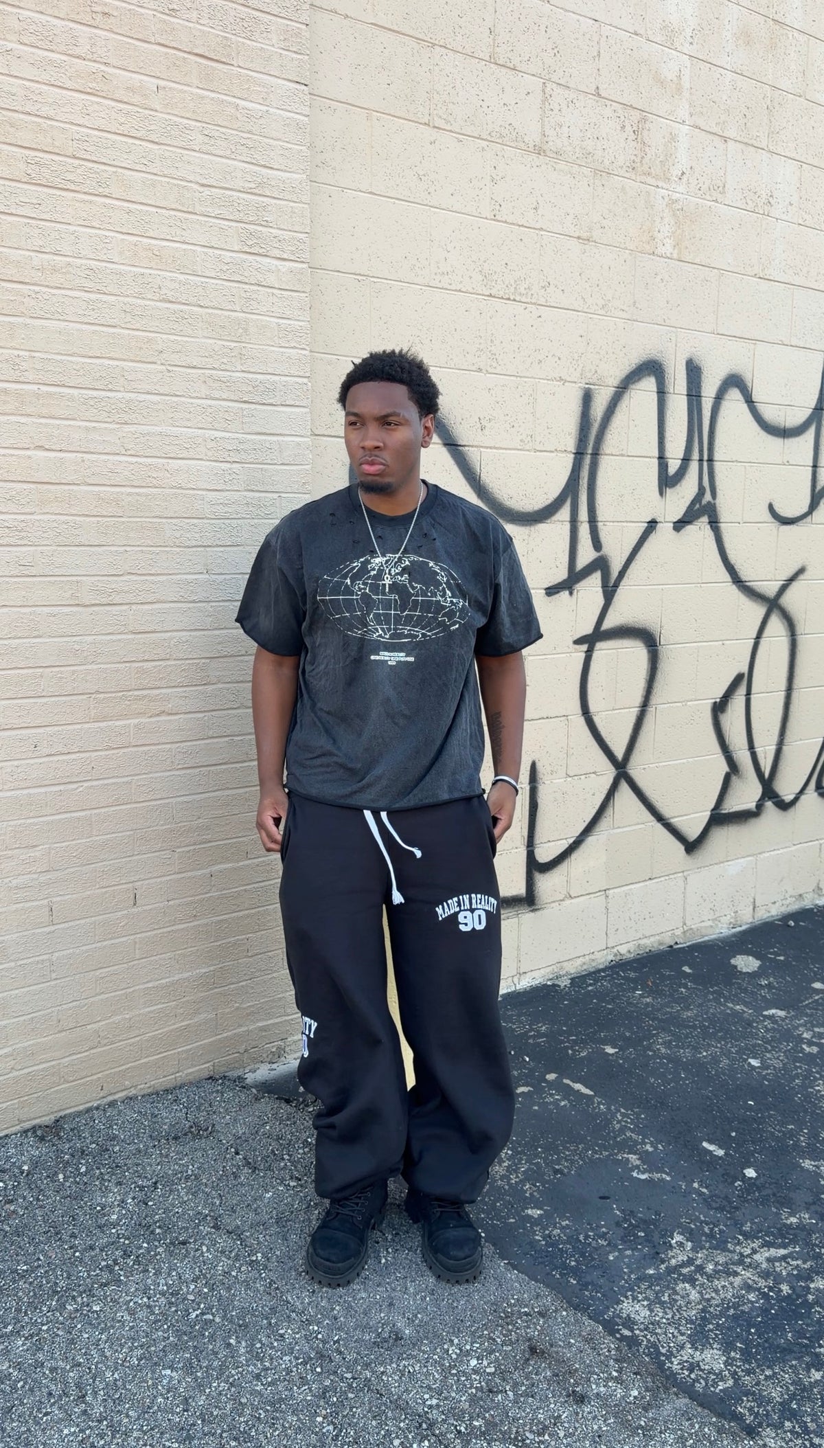 DZ ONE REALITY ONE PURPOSE TEE “charcoal”