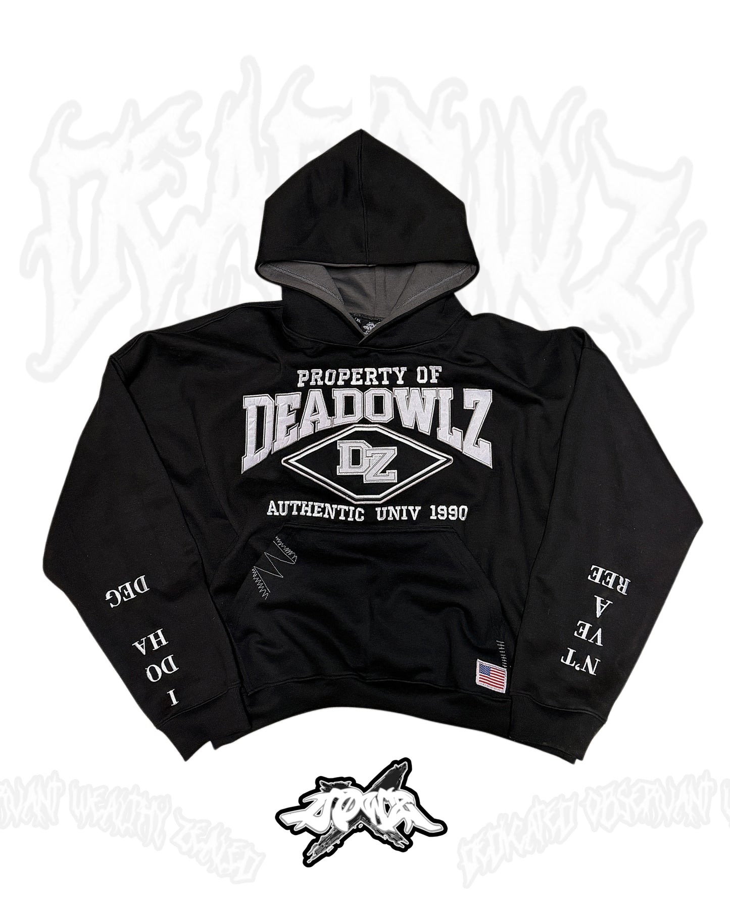 DOWZ UNIV HOODY "MIDNIGHT"