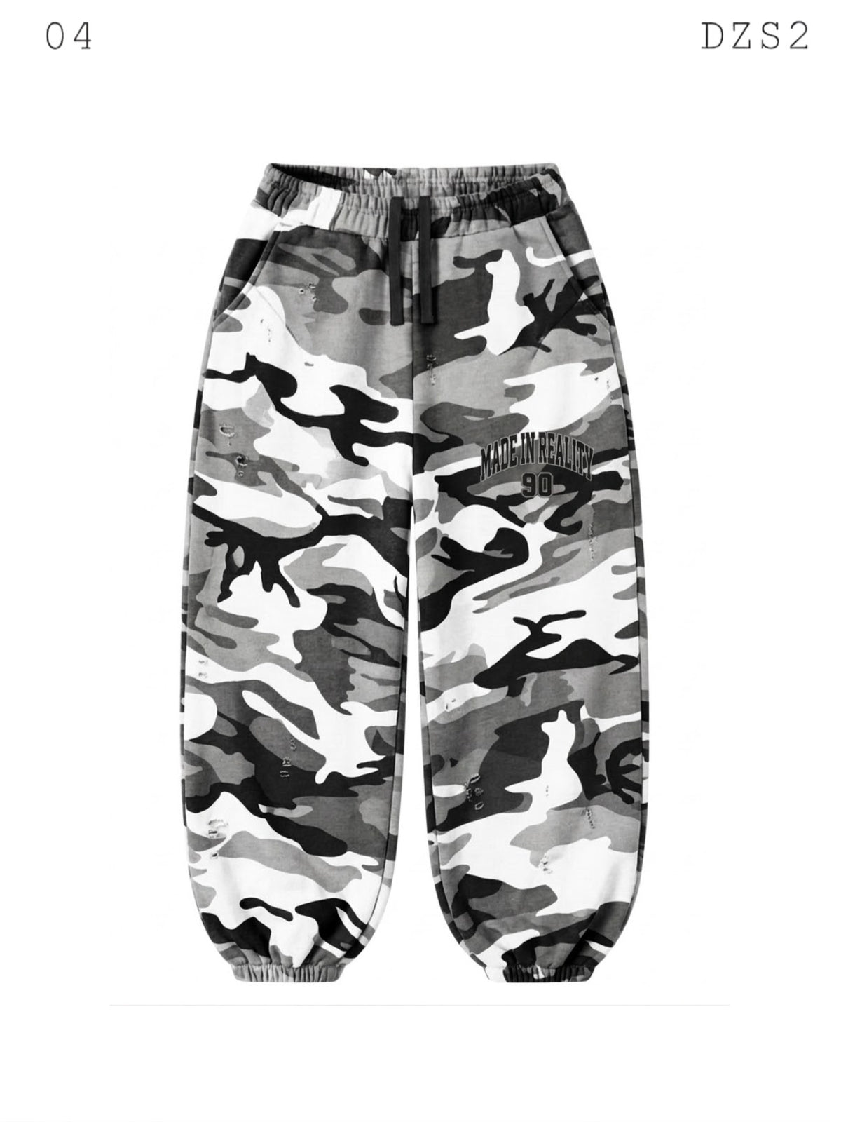 DZ MADE IN REALITY SWEATZ “GREY CAMO”